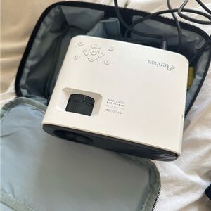 White Projector with Case